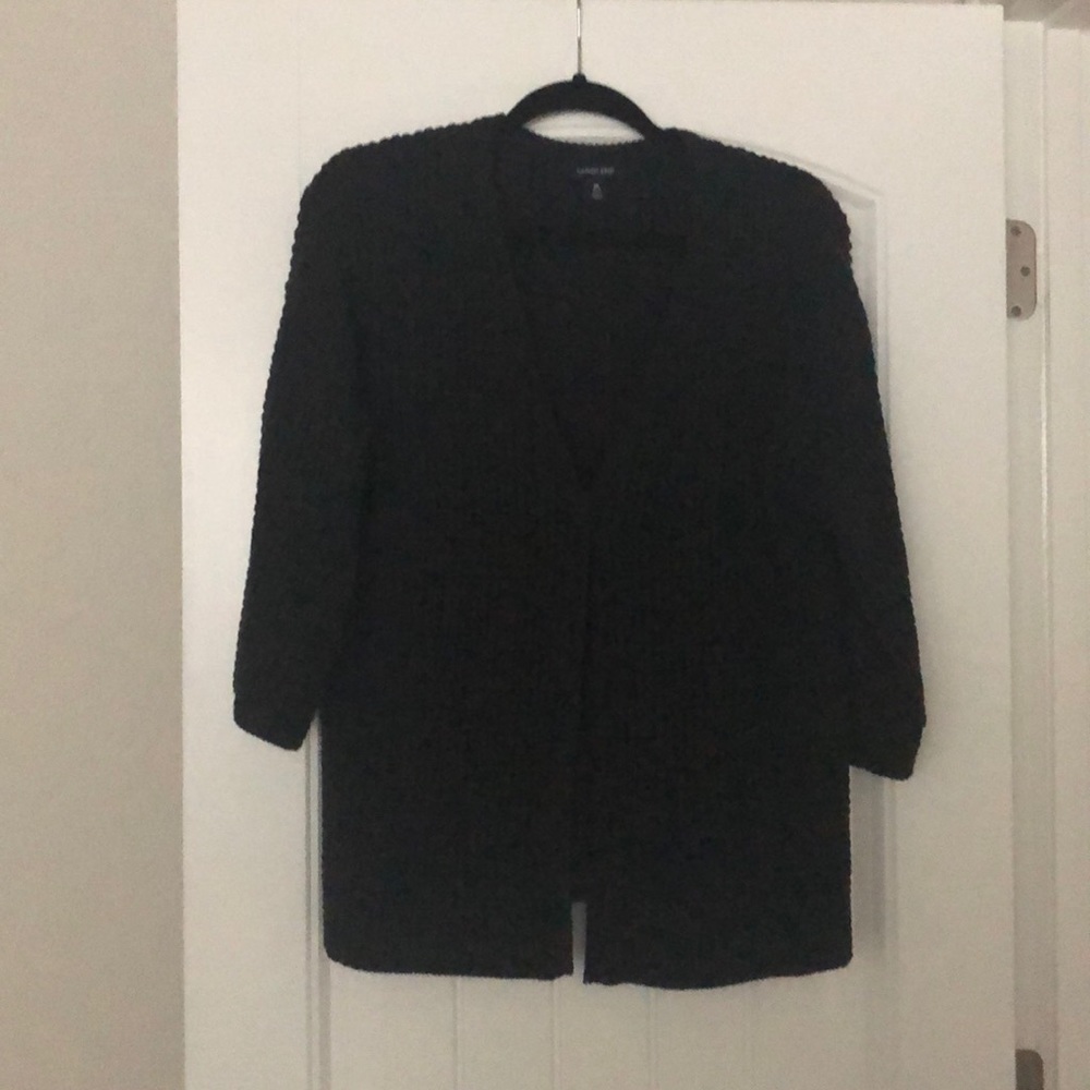 Lands End Black Sweater